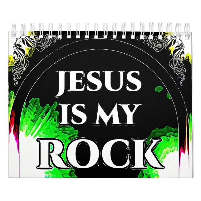 Calendário Quadros de Óleo Cristão de 12 Meses de Calendário! (Capa)