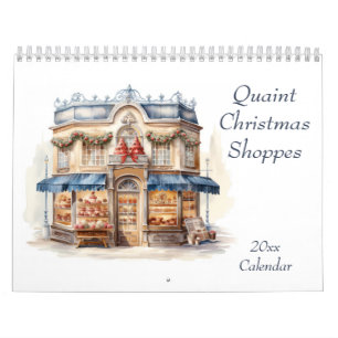 Calendário Quaint Christmas Shoppes