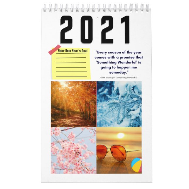 Calendário Quatro estações - inverno, Primavera, Verão e outo (Capa)