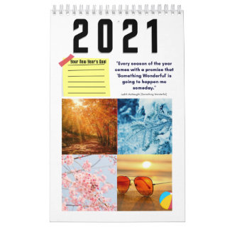 Calendário Quatro estações - inverno, Primavera, Verão e outo