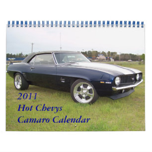 Calendário Quente Chevys Camaro 2011