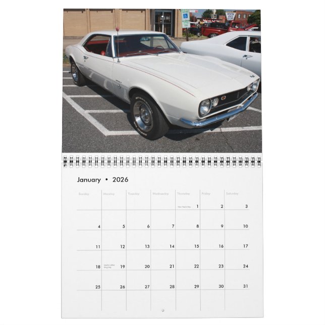 Calendário Quente Chevys Camaro 2011 (Jan 2026)