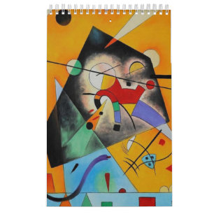 Calendário Quiet Harmony Wassily Kandinsky