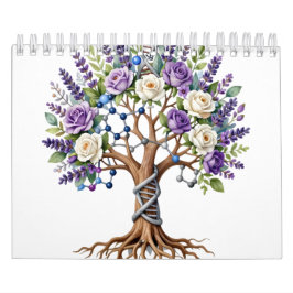 Calendário Química e Biologia da Árvore Molecular da Vida Flo