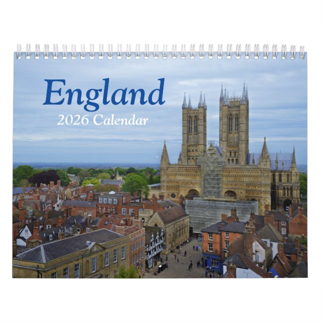 Calendário Quintessencial Inglaterra 2026 (Capa)