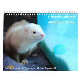 Calendário r/ferrets Calendar 4th Edition (2026)