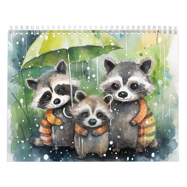 Calendário Raccoon and Mouse Calendar (Capa)