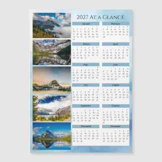 Calendário Rápido Glacier National Park 2027