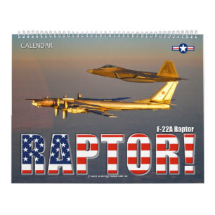 Calendário Raptor F-22A