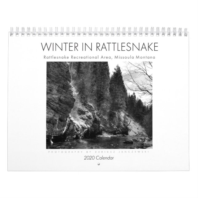 Calendário Rattlesnake de 2020 (Capa)