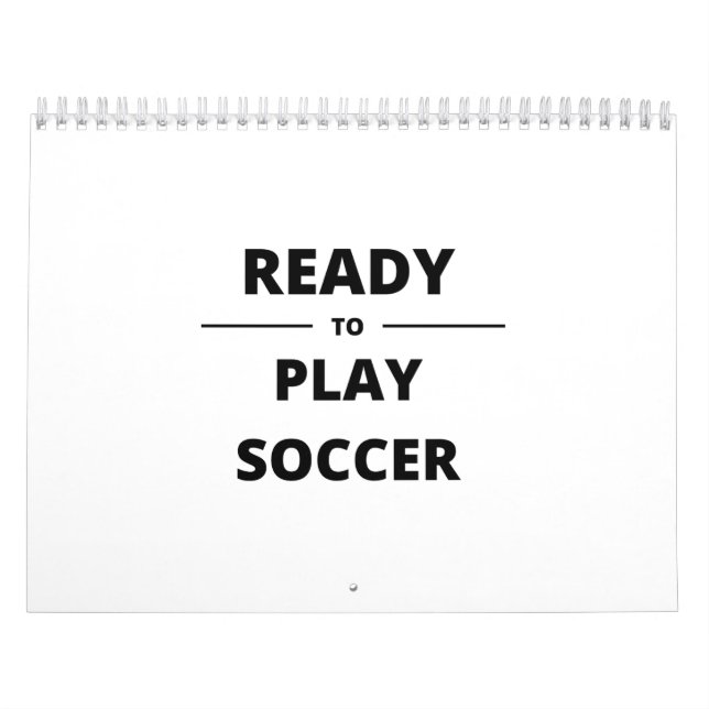 CALENDÁRIO READY TO PLAY SOCCER (Capa)