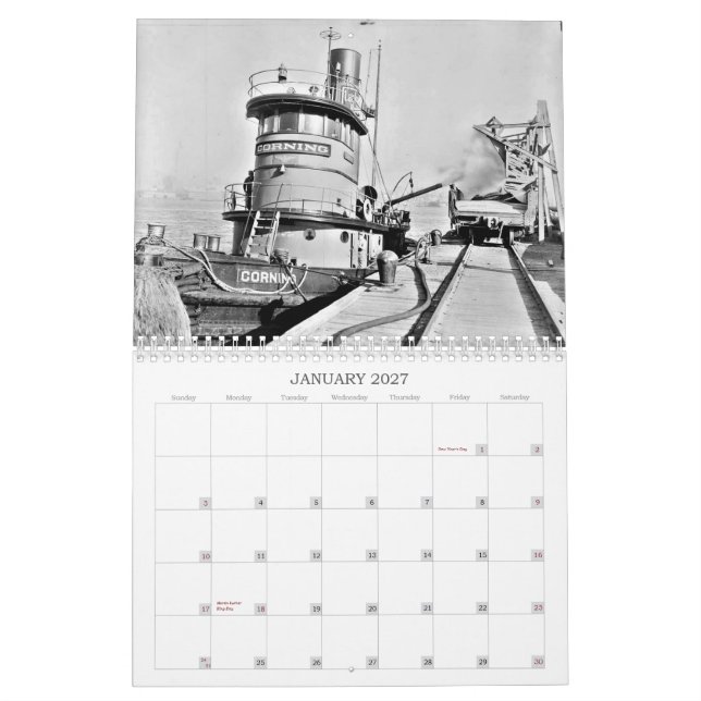 Calendário Reboquees do vapor (Jan 2027)