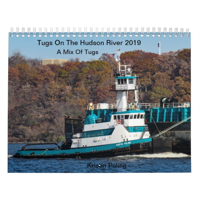 Calendário Reboquees na mistura do Rio Hudson 2019 de (Capa)