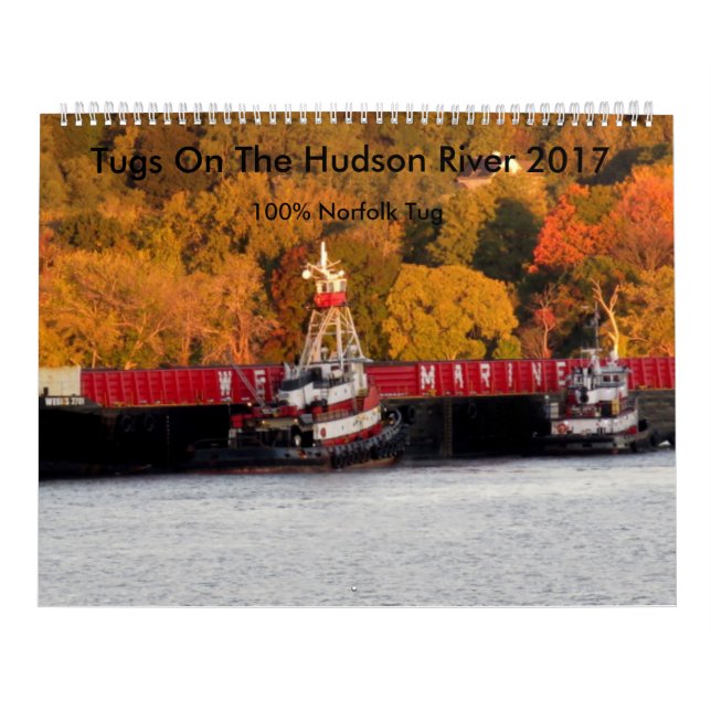 Calendário Reboquees no Rio Hudson 2017 (Capa)