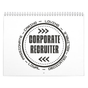 Calendário Recrutador Corporativo Incrível