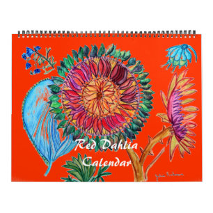 Calendário Red Dahlia 2