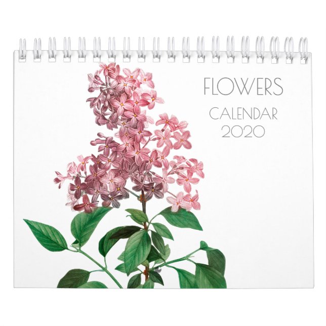 CALENDÁRIO REDOUTÉ FLOWER ILLUSTRATION CALENDER (Capa)