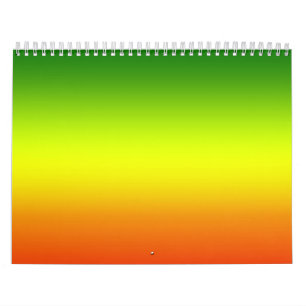 Calendário Reggae design de Sinalizador Arco-Íris