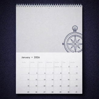 Calendário Relógio de Bolso da Noite de Estudo da Academia So