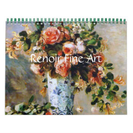 Calendário Renoir Fine Art