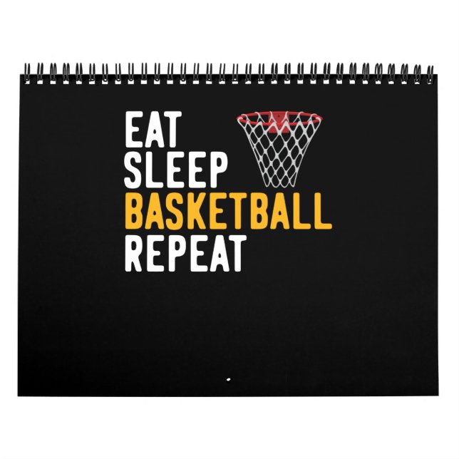 Calendário Repetir o Basquete de Sono (Capa)