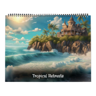 Calendário Retenções tropicais de Ivy e Bat Art Calendar