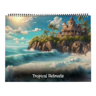 Calendário Retenções tropicais de Ivy e Bat Art Calendar