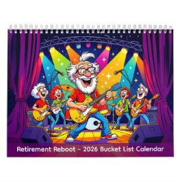 Calendário Retirement Reboot - 2026 Bucket List Calendar