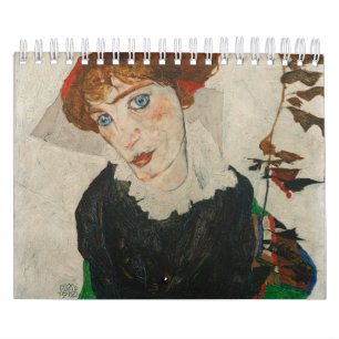 Calendário Retrato de Wally por Egon Schiele