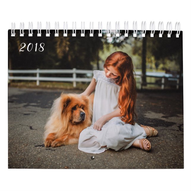 Calendário Retratos da Família ou Foto Pessoal (Capa)