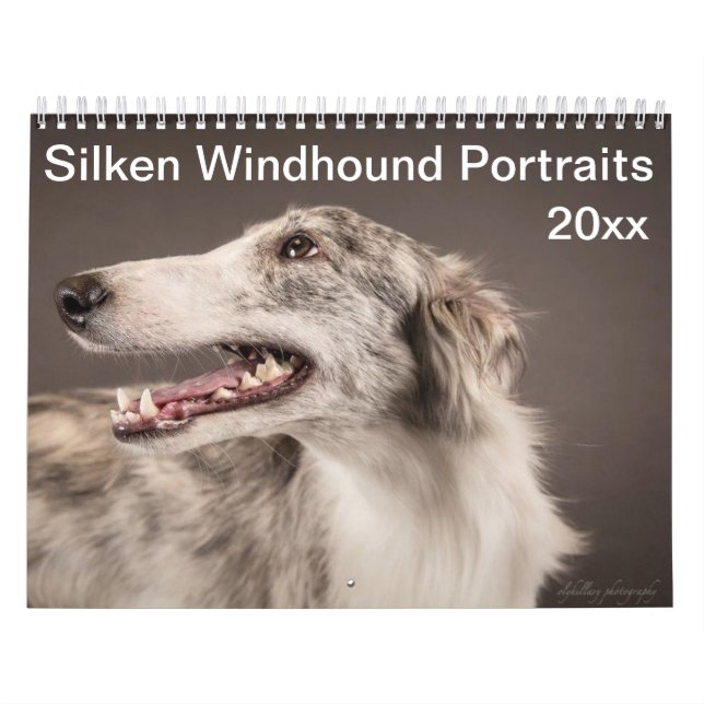 Calendário Retratos Silken Windhounds 2019 (Capa)