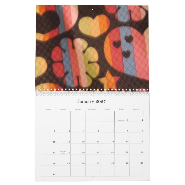 Calendário retro (Jan 2027)