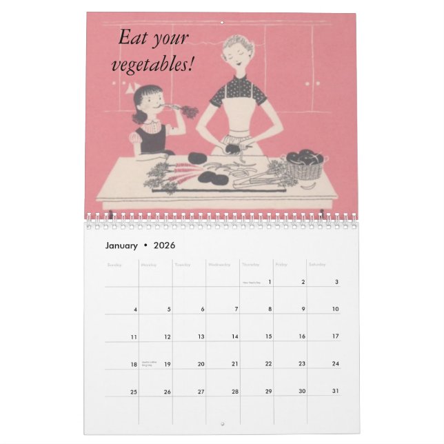 Calendário retro da família (Jan 2026)