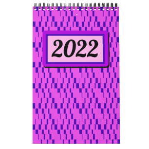 Calendário Retroativo Brilhante e Colorido