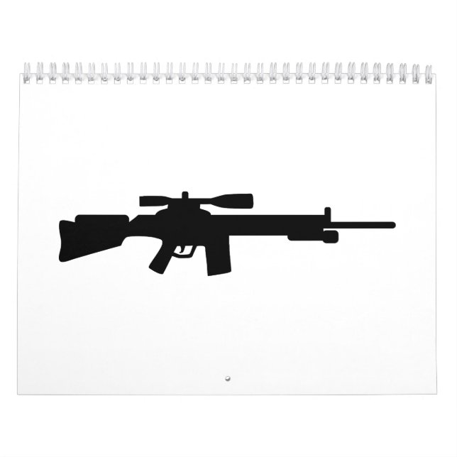 Calendário Rifle de atirador furtivo (Capa)