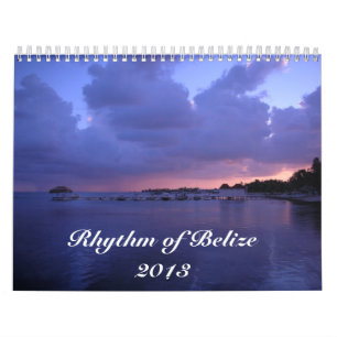 Calendário Ritmo 2013 de Belize Calander