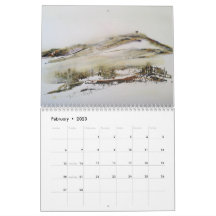 Rivington Lancashire 2023 Calendar Art Original