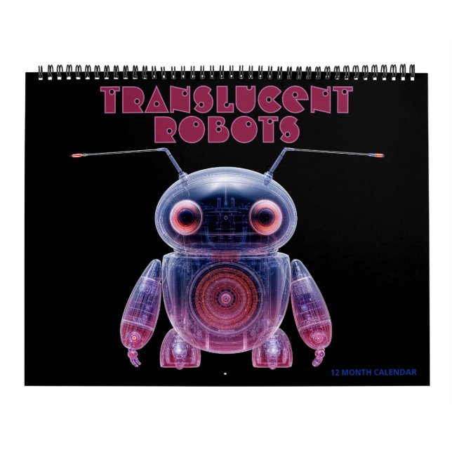 Calendário Robôs Translúcidos (Capa)