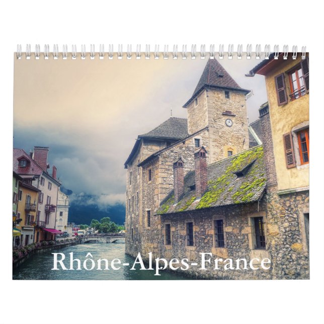 Calendário Ródano-Alpes-França (Capa)