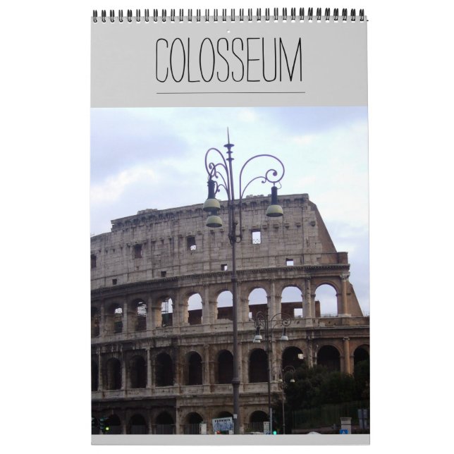 Calendário roma colosseum (Capa)