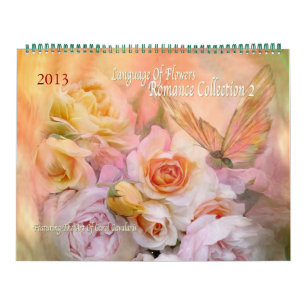 Calendário Romance Collection 2 Floral Art Calendar 2013