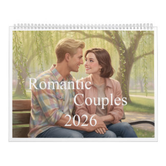 Calendário Romantic Couples 2026 Calendar 00B