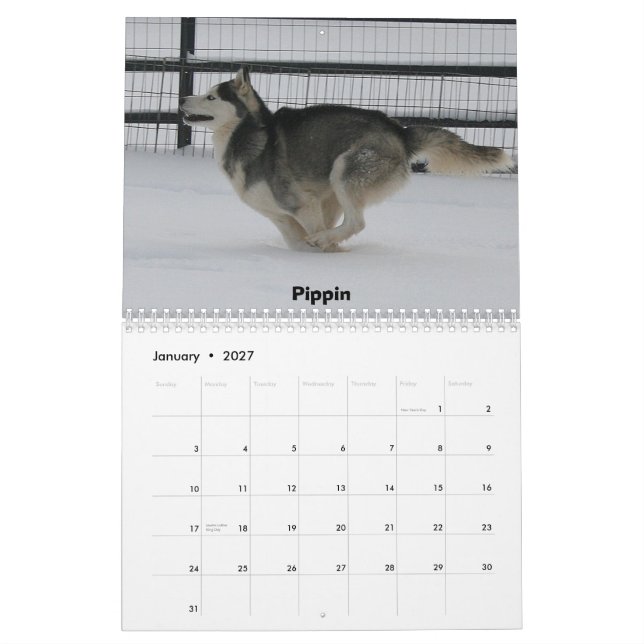 Calendário ronco da casa 2011 (Jan 2027)