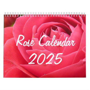 Calendário Rosa Calendar 2025