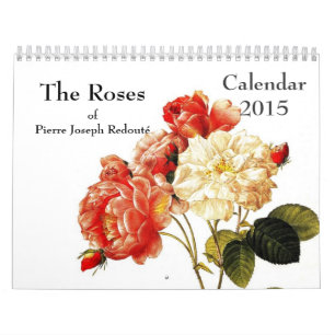 Calendário Rosas 2015 de Redouté