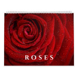 Calendário Rosas Elegantes e Arte Fotográfica Floral