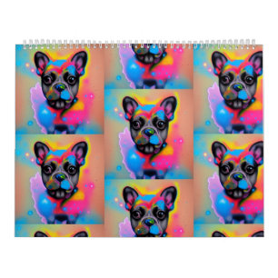 Calendário Rostos Cachorros Bonitos 2023