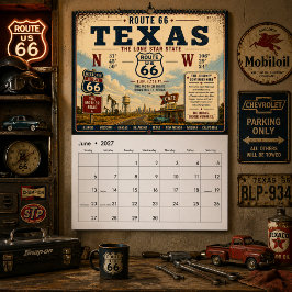 Calendário Rota Personalizada 66 Antiga Pegue Suas Pontadas