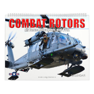 Calendário ROTADORES DE COMBATE - Helicópteros da Força Aérea