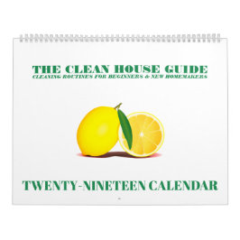 Calendário Rotas de limpeza de casas para iniciantes de 2019